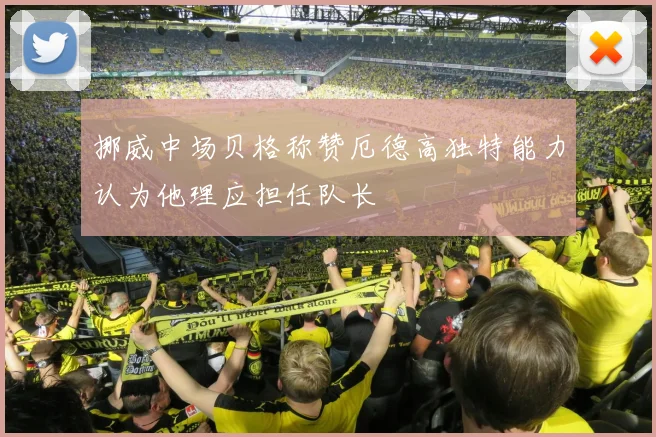 挪威中场贝格称赞厄德高独特能力认为他理应担任队长